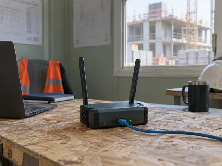 Router per una connessione mobile nel box ufficio.